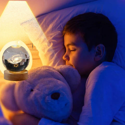 LÁMPARA LED DE CRISTAL SISTEMA SOLAR