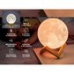 LÁMPARA LED 3D EN FORMA DE LUNA 🌕 | INALÁMBRICA Y MULTICOLOR